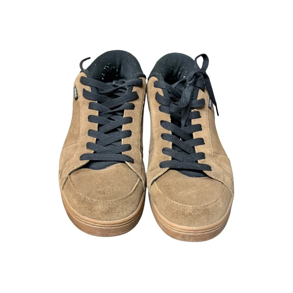 Etnies Men's Kingpin Brown Suede Low Top Skate Shoes Size 14
